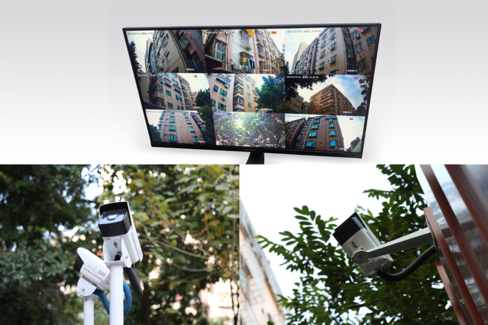 禁止高空拋物，共建和諧社區(qū)監(jiān)控系統(tǒng)安裝